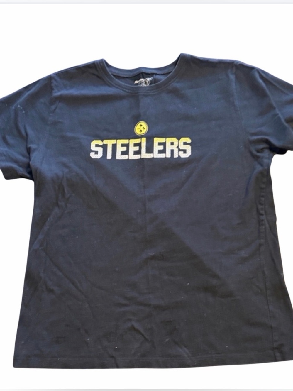 Pittsburgh Steelers Reebok Women’s Large Black NFL Graphic Tee Shirt
